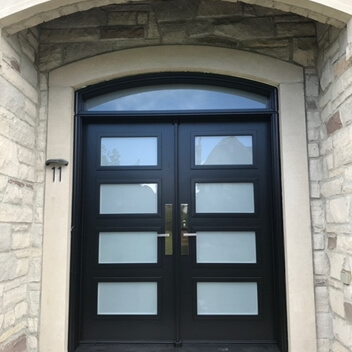 steel-door-installation-replacement-toronto-gridded-light