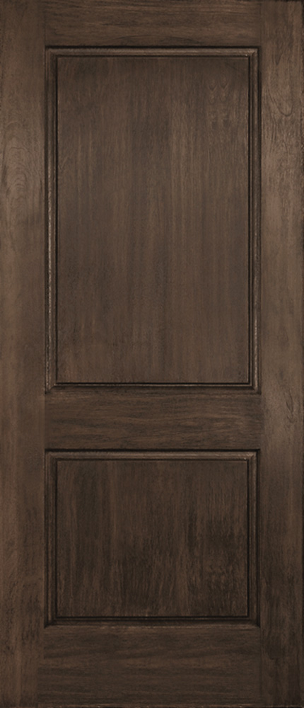 2 Panel Raised Fiberglass Entry Door