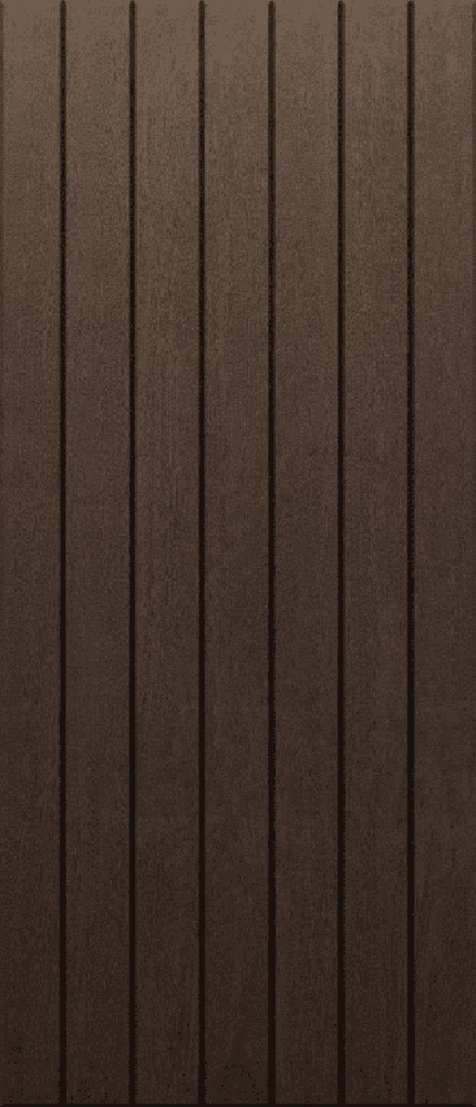 Full Plank Rustic Fiberglass Entry Door