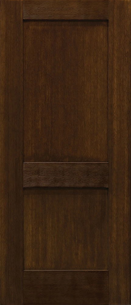 2 Panel Fir Shaker Fiberglass Entry Door
