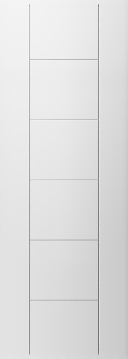 Grooved Smooth Fiberglass Entry Door