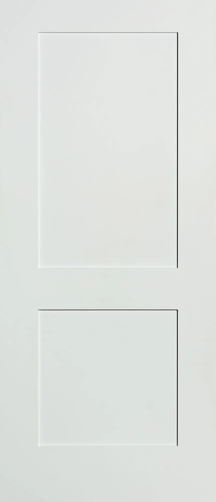 1/2 Lite 2 Panel Shaker Fiberglass Entry Door