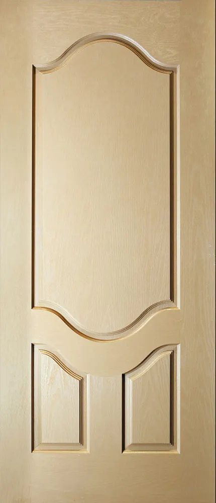 3/4 Oval Oak Fiberglass Entry Door