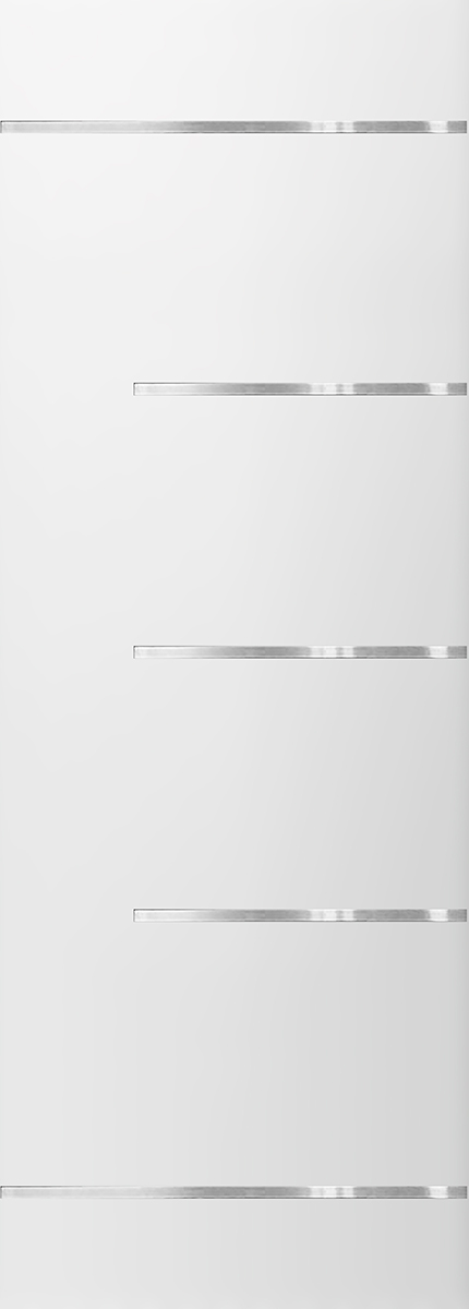 Stainless Steel Smooth Fiberglass Entry Door