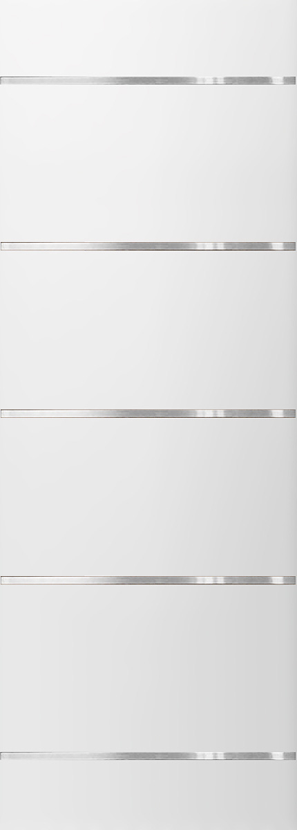 Stainless Steel Smooth Fiberglass Entry Door