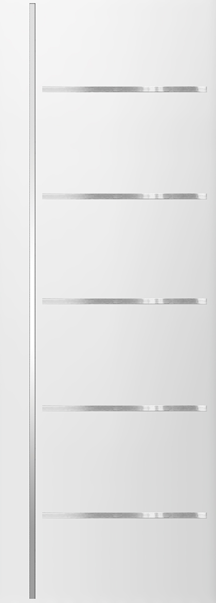 Stainless Steel Smooth Fiberglass Entry Door