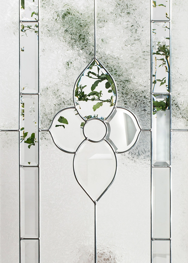 Allure decorative door glass
