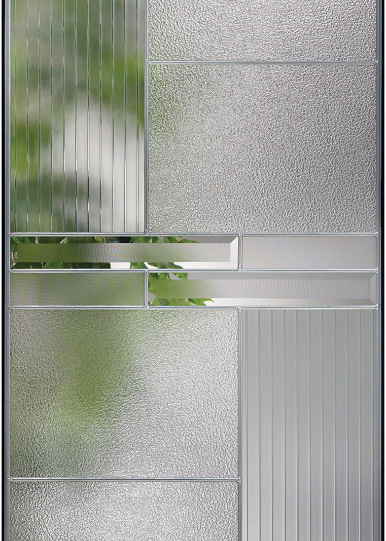 Amadeus decorative door glass