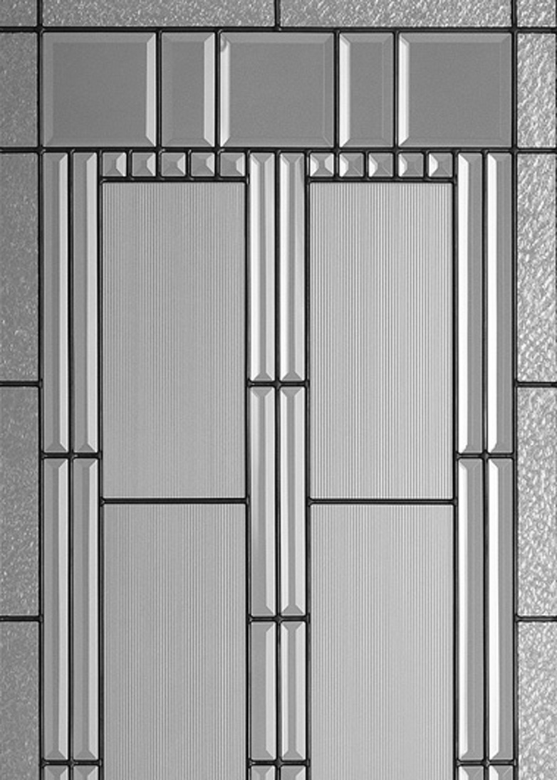 Artisan decorative door glass