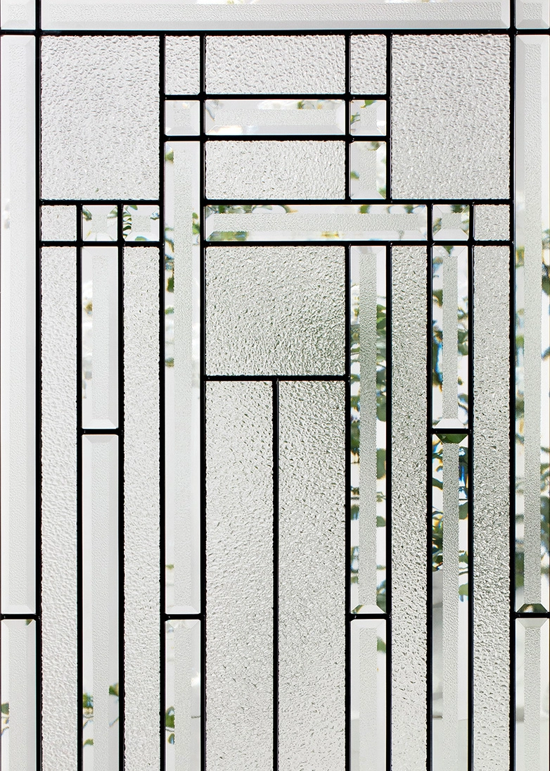 Attraction decorative door glass