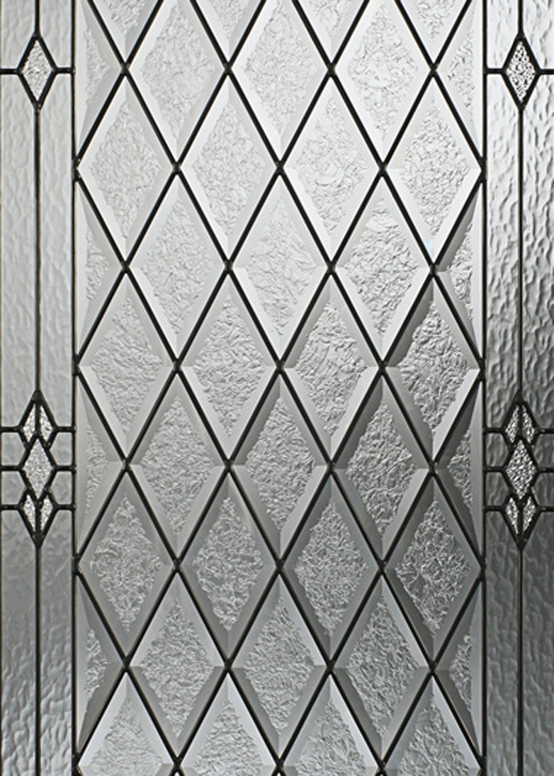 Canterbury decorative door glass