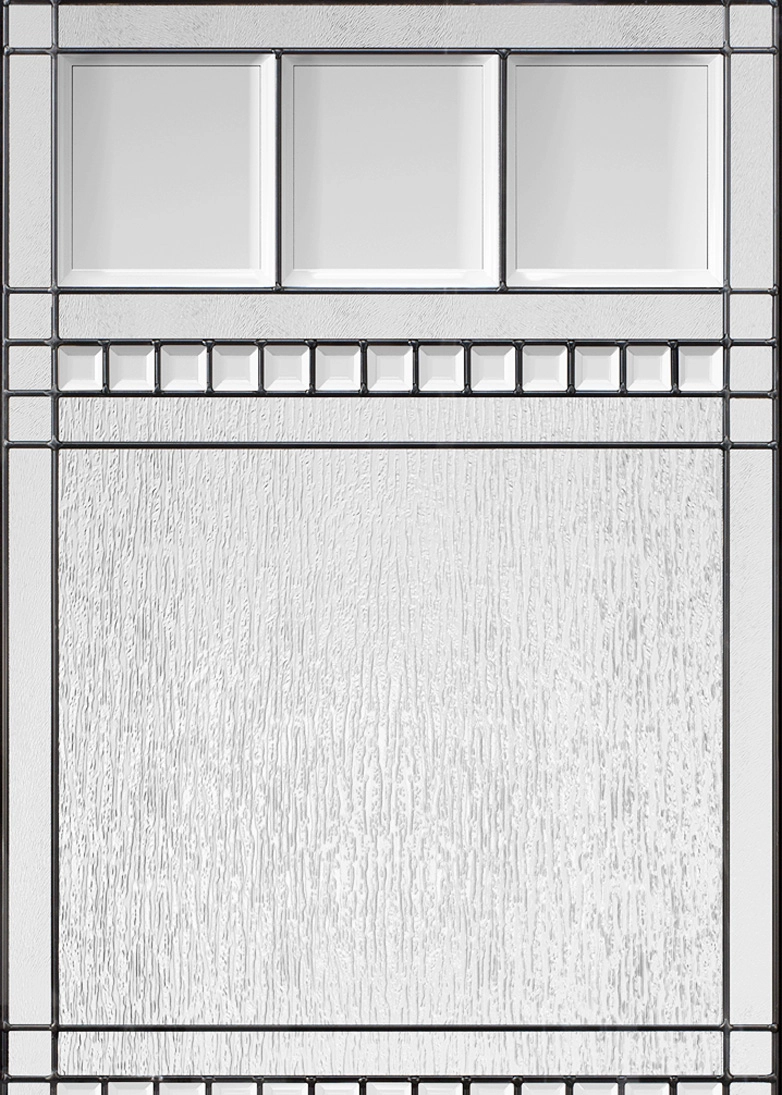 Chanelle decorative door glass