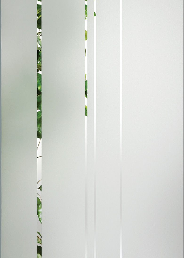 Cyndi decorative door glass