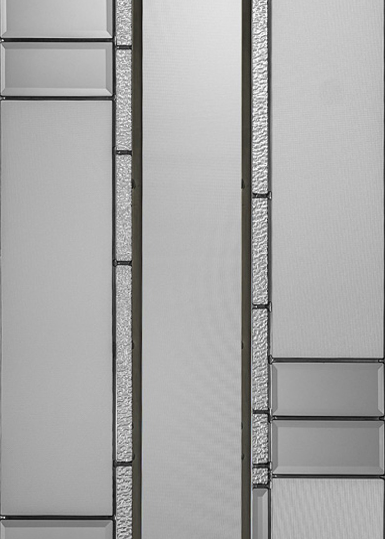 Granville decorative door glass
