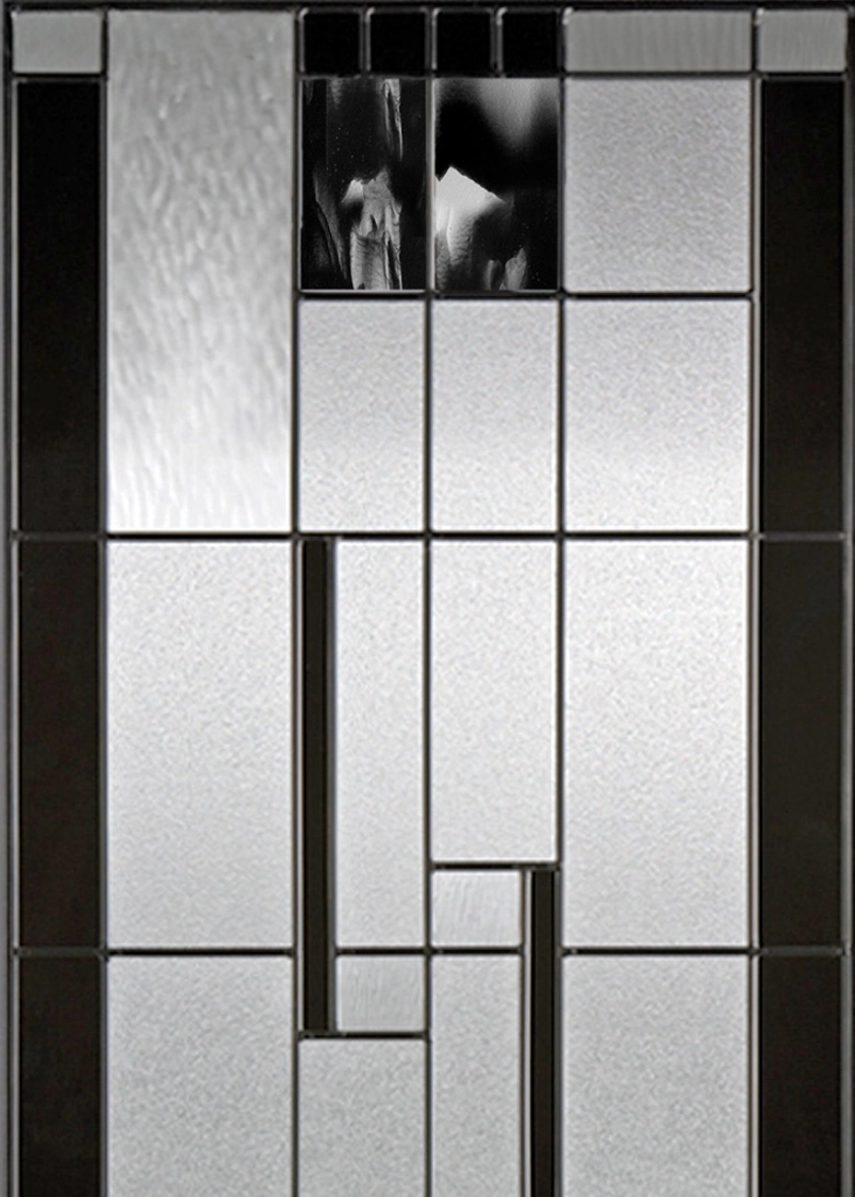 Kallima decorative door glass