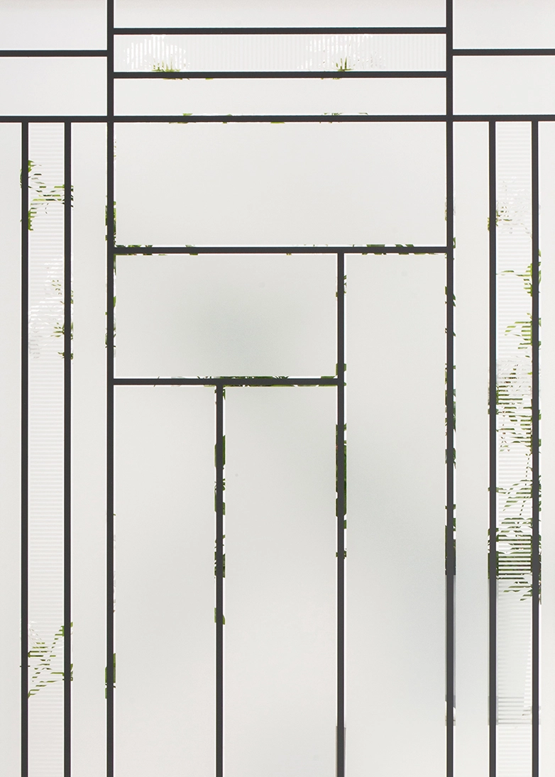 Louisbourg decorative door glass