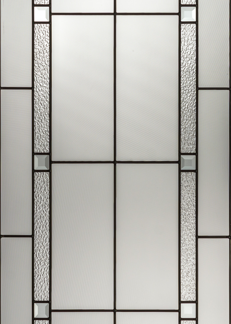 Manhattan decorative door glass