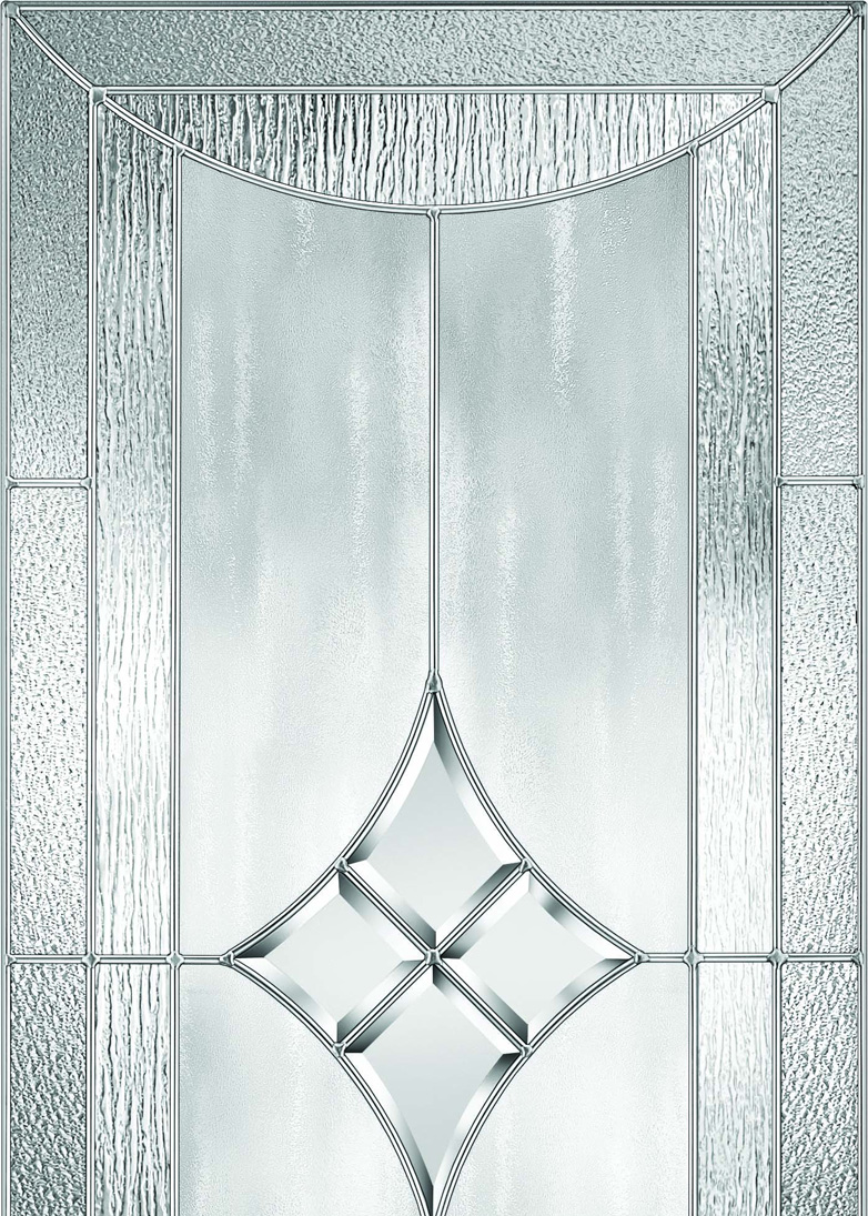 Mia decorative door glass