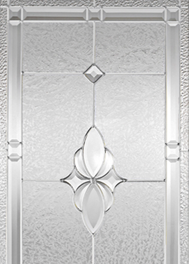 Mystique decorative door glass