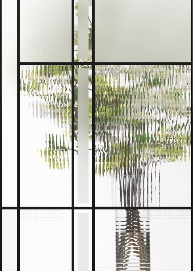 Nobel decorative door glass