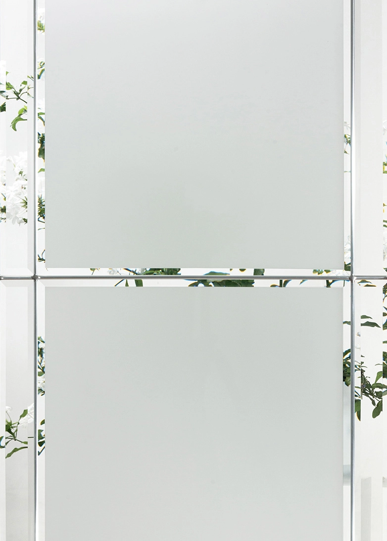 Opal decorative door glass