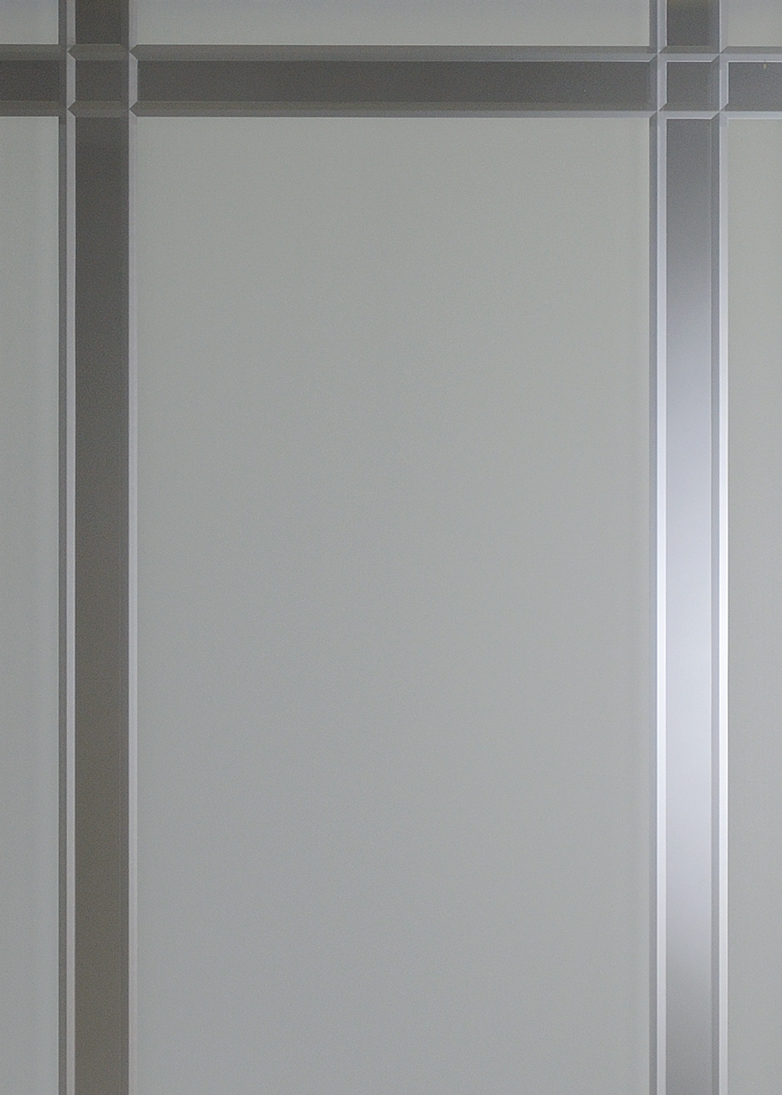 Riverton decorative door glass