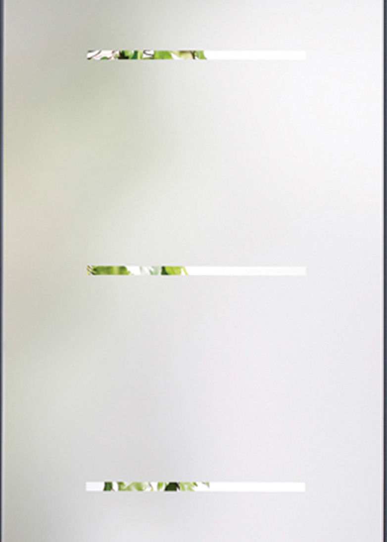 Ryu decorative door glass
