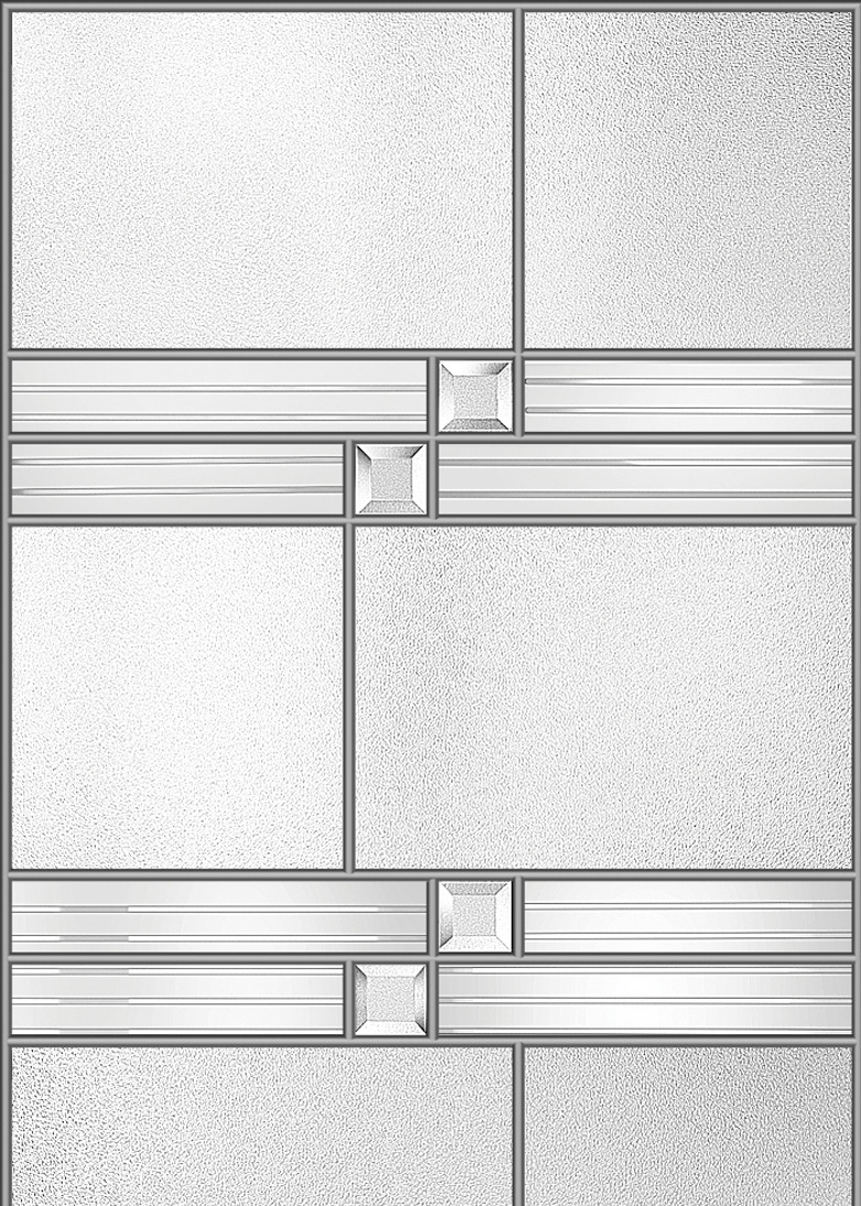 Tendance decorative door glass
