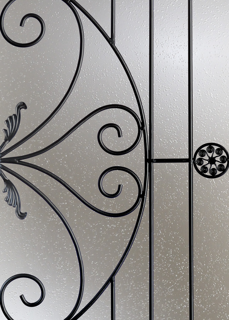 Verona decorative door glass