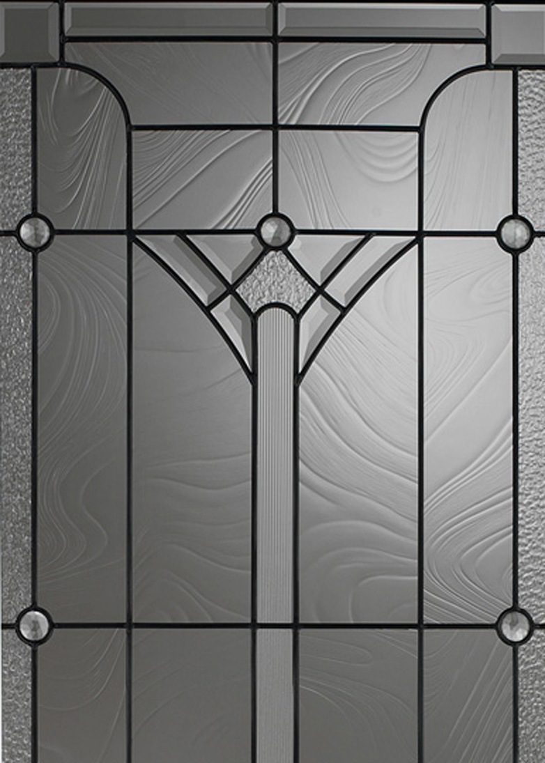 Waterton decorative door glass