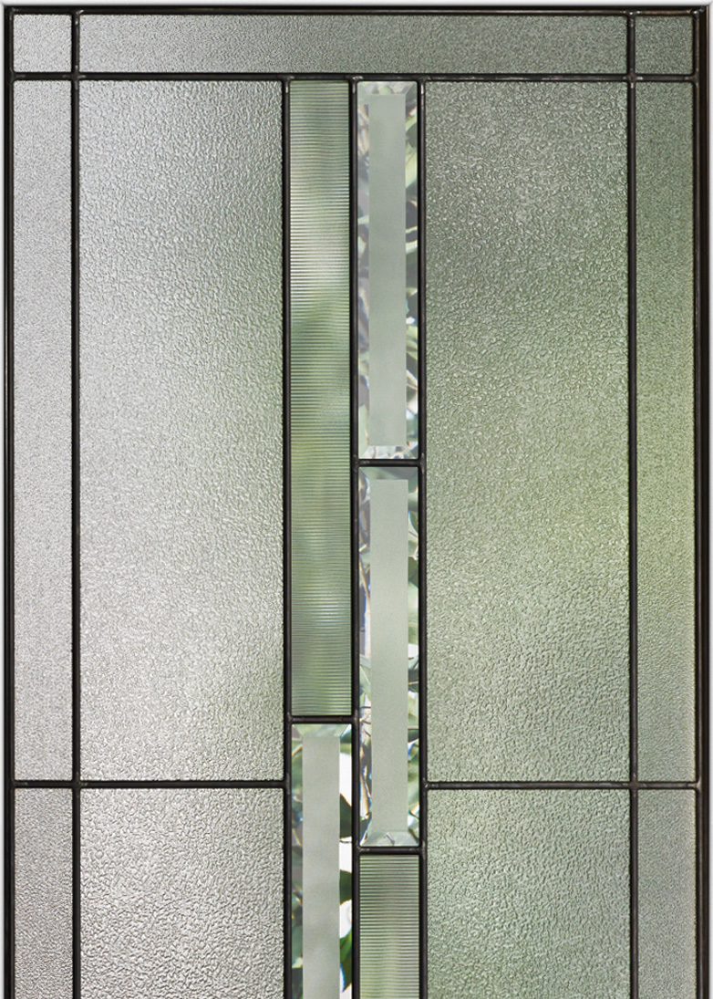 Whistler decorative door glass