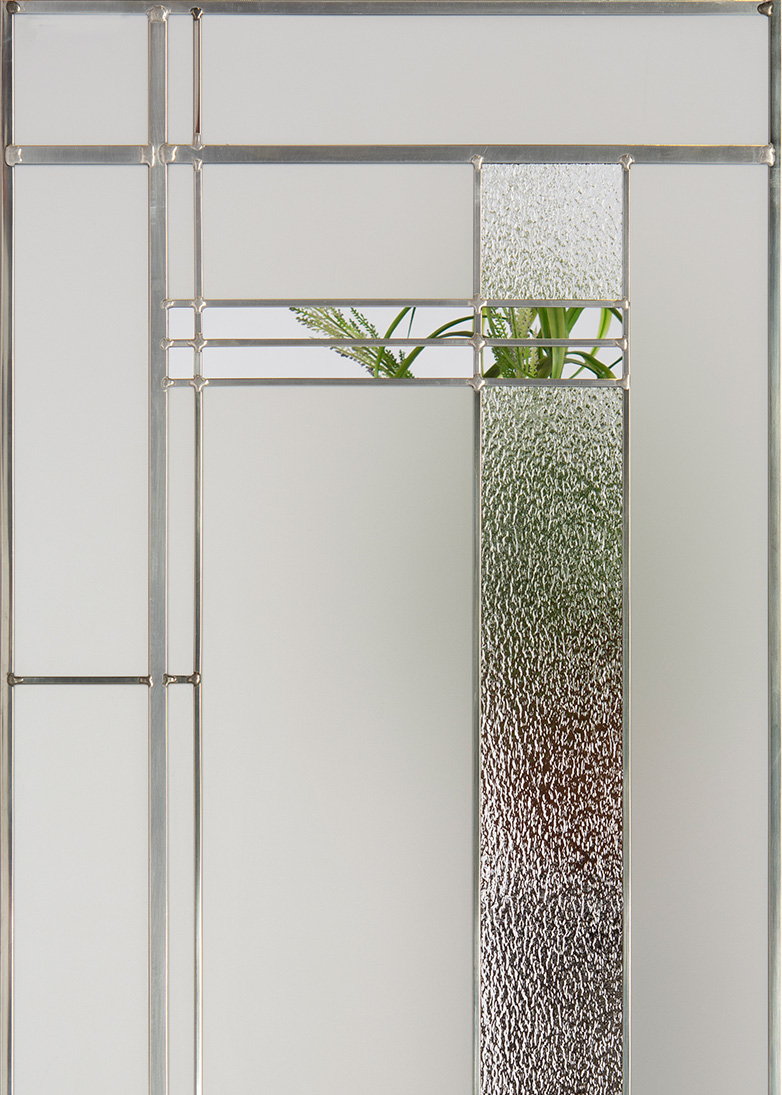 Winslow decorative door glass