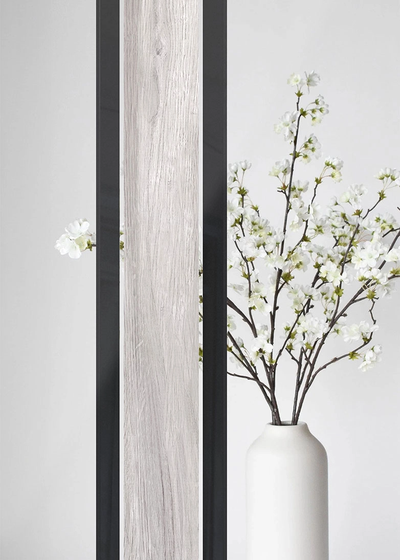 Zen - Aspen Clear decorative door glass