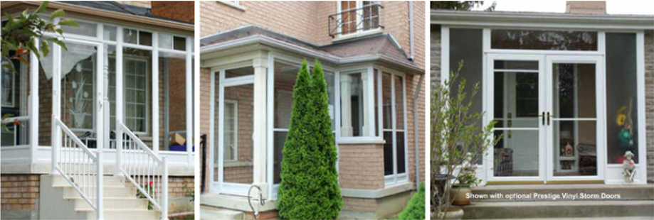 Porch enclosure installations