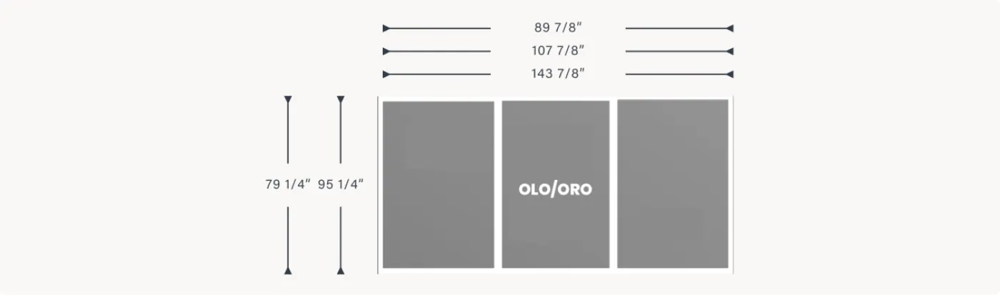 Amafi extra-wide opening configuration diagram