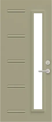 Linea Steel Entry Door