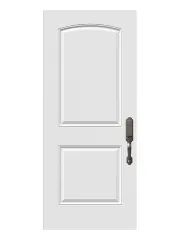 2 Panel Camber Top Steel Entry Door
