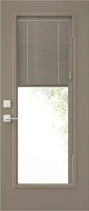Glide Internal Blinds Steel Entry Door