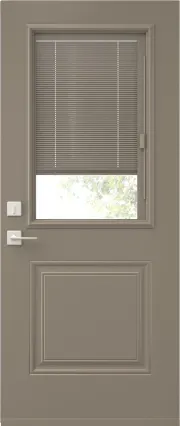 Glide Internal Blinds Steel Entry Door