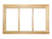 Wood Bi-Fold Sliding Window