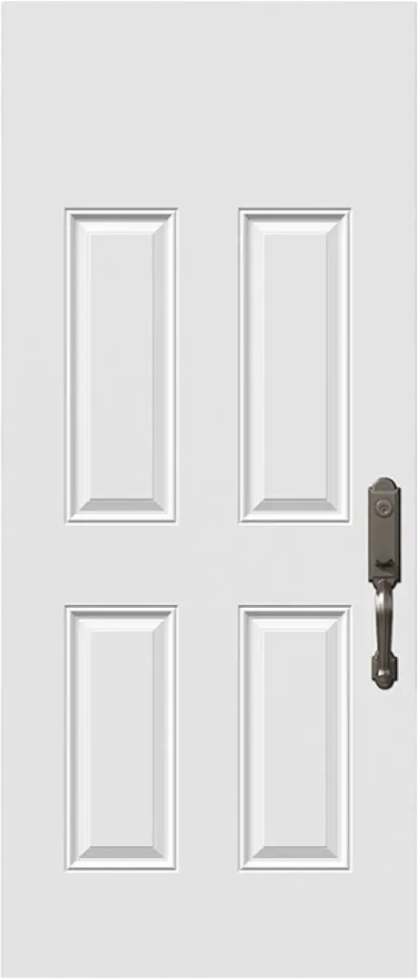 4 Panel Steel Entry Door
