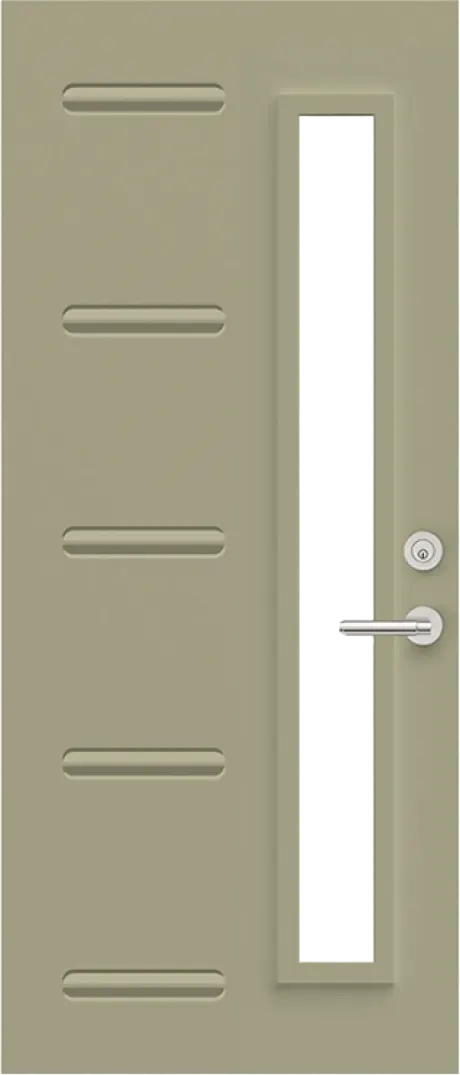 Linea Steel Entry Door