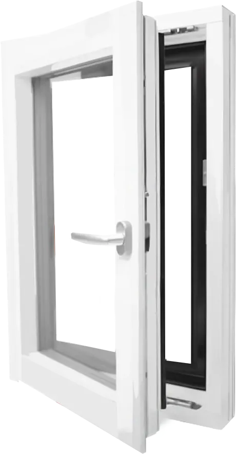 Vinyl Basement Tilt and Turn Windows