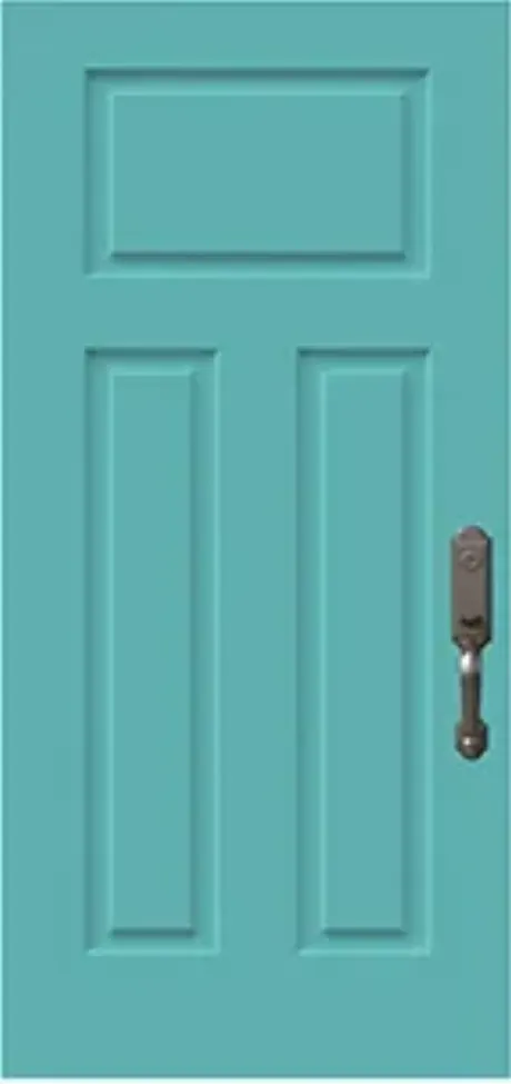 Victoria Shaker Steel Entry Door