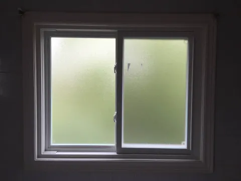 frosted windows