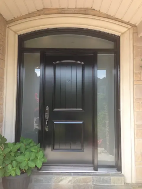 steel-door-installation-replacement-toronto-with-planks