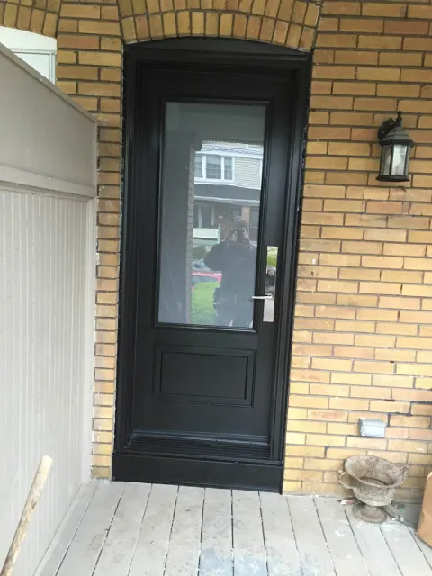 fiberglass-doors-installation-toronto-black-cherry-grain