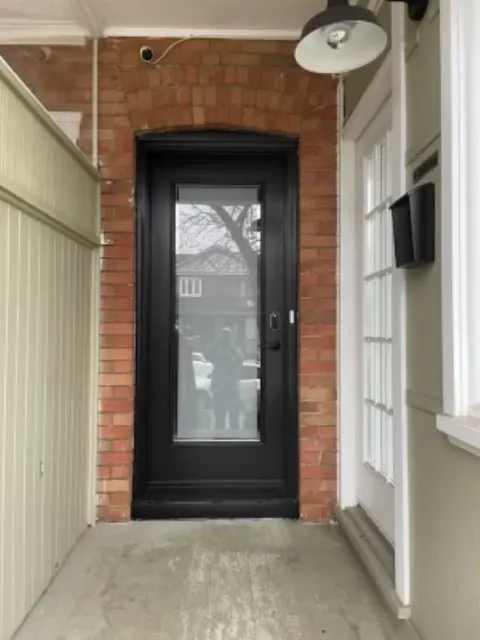 narrow entry door