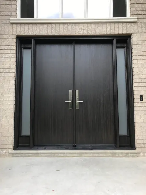 fiberglass-doors-installation-toronto-contemporary-double