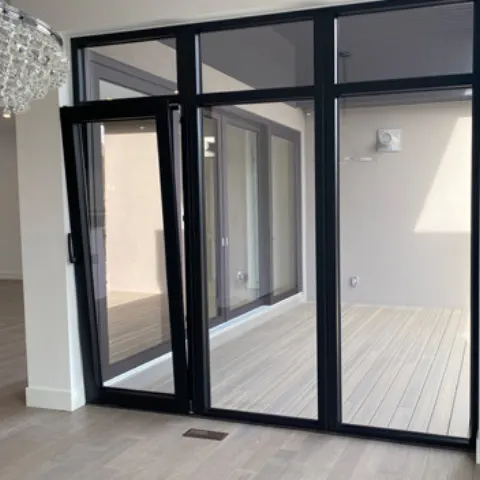 full glass tilt and turn doors